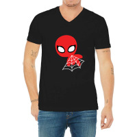 Spider Shoot Web V-neck Tee | Artistshot