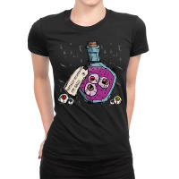 Eyeballs T  Shirt Partially Decomposed Eye Balls Sketch T  Shirt Ladies Fitted T-shirt | Artistshot