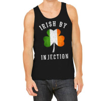 Womens Funny Irish By Injections T Shirt   St Patricks Day Gift V Neck Tank Top | Artistshot