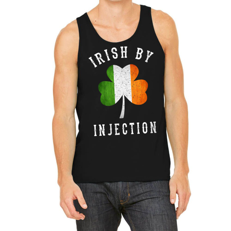 Womens Funny Irish By Injections T Shirt   St Patricks Day Gift V Neck Tank Top | Artistshot