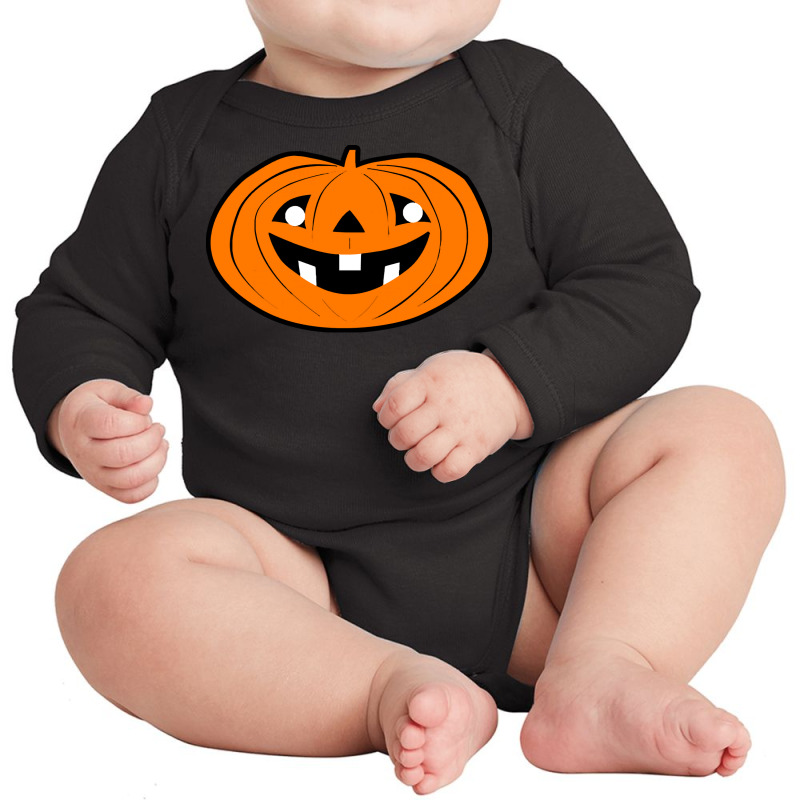 Cleveland Press Pumpkin T  Shirt Cleveland Press Vintage Halloween Jac Long Sleeve Baby Bodysuit by difficultasian | Artistshot