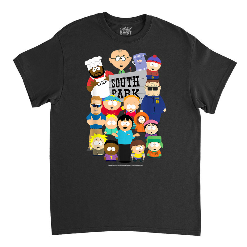 South Park - South Park Characters - Men's Short Sleeve Graphic T-Shirt