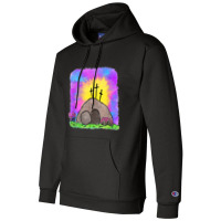 Tie Dye Jesus Cross Funny Christian Easter Day Religious Mask Champion Hoodie | Artistshot