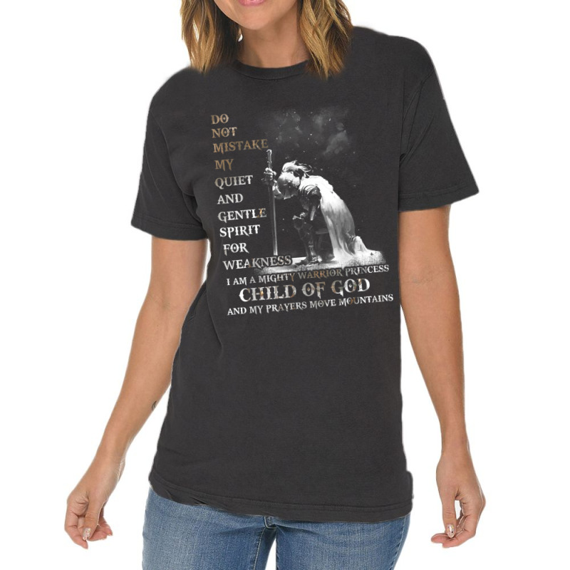 Knight Templar I Am A Child Of God A Warrior Of Christ Vintage T-shirt | Artistshot