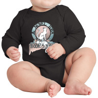 A Novel Idea Bookstore Bookstore Long Sleeve Baby Bodysuit | Artistshot