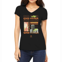 Good Father Ocean Hearted No Instant Street Wear Style Women's V-neck T-shirt | Artistshot