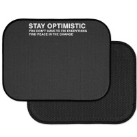 Kids Stay Optimistic T Shirt Rear Car Mat | Artistshot