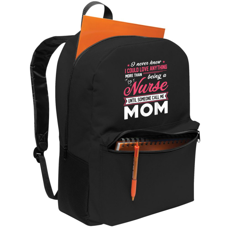 Proud Nurse Mom Tee Gift From Son Daughter T Shirt Backpack | Artistshot