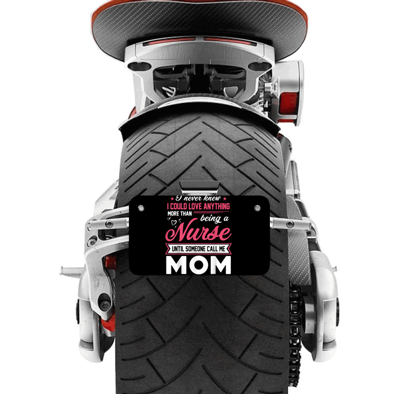 Proud Nurse Mom Tee Gift From Son Daughter T Shirt Motorcycle License Plate | Artistshot