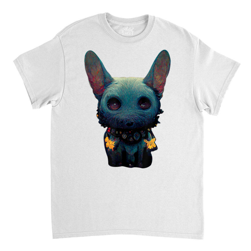 Crazy Dog With Horns For Years And Bones Big Ear T Shirt Classic T-shirt by yodishsaraveks | Artistshot