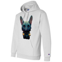 Crazy Dog With Horns For Years And Bones Big Ear T Shirt Champion Hoodie | Artistshot