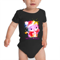 Merry Christmas Cat Baby Bodysuit | Artistshot