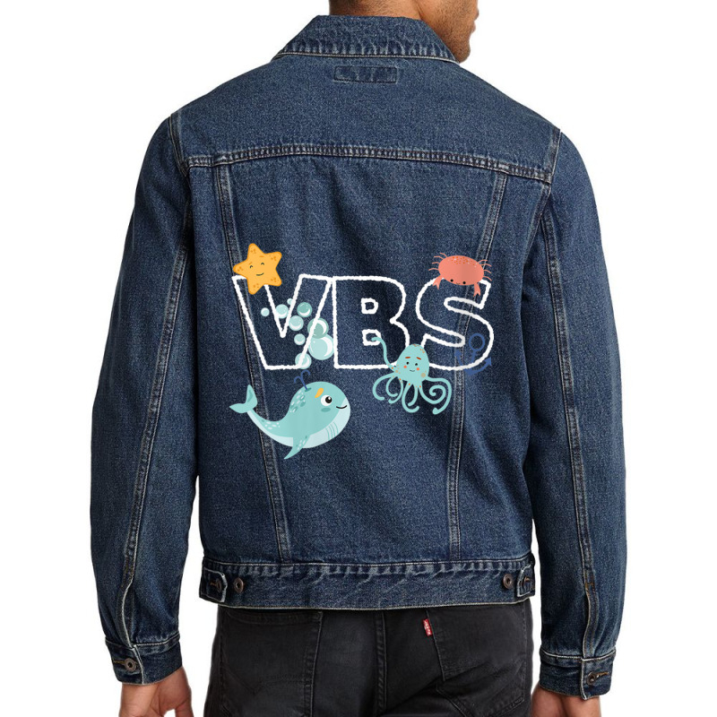 Womens Vbs Crew Vacation Bible School Ocean For Mens Womens Men Denim Jacket by Aria-Proctor | Artistshot