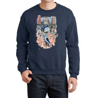 Zombie Kiss White Crewneck Sweatshirt | Artistshot