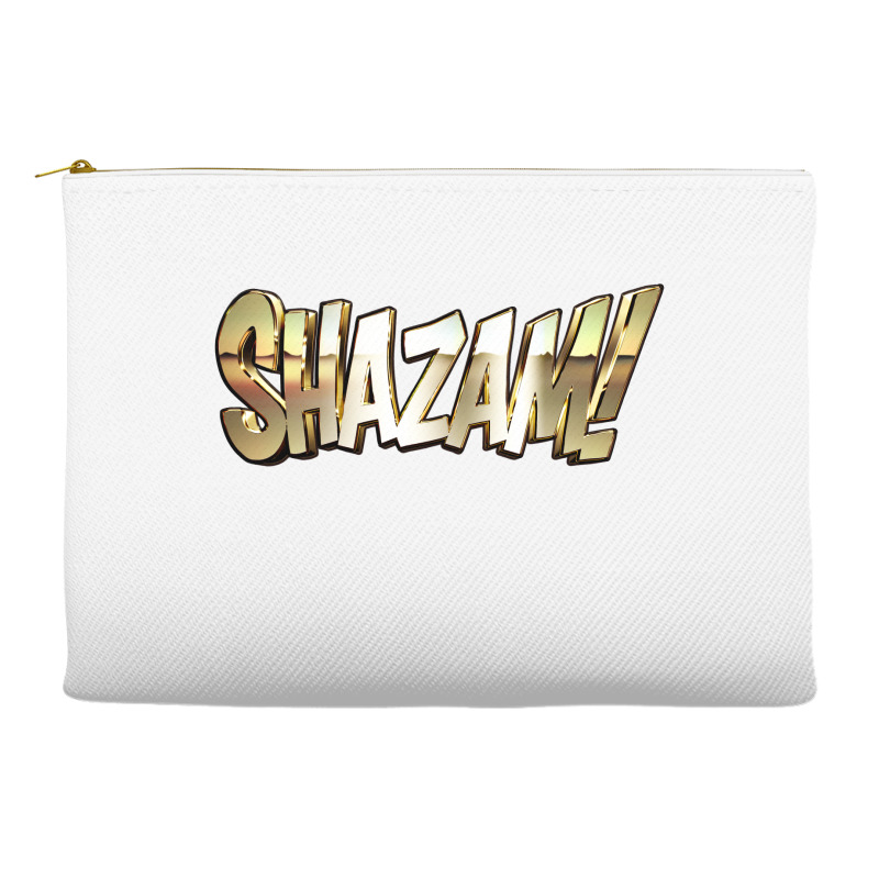 Shazam Gold Accessory Pouches | Artistshot