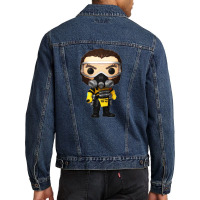 Caustic Pop Funko Men Denim Jacket | Artistshot