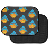 Halloween Jack O Lantern T  Shirt Slouchy Hat Halloween Pumpkin Blue V Rear Car Mat | Artistshot