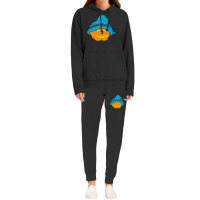 Halloween Jack O Lantern T  Shirt Slouchy Hat Halloween Pumpkin Blue V Hoodie & Jogger Set | Artistshot