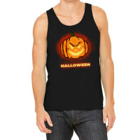 Halloween Pumpkin Face T  Shirt Halloween Pumpkin T  Shirt Tank Top | Artistshot