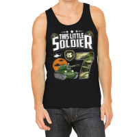 Kids 7 Year Old Soldier 7th Birthday Military Themed Camo Boys Tank Top | Artistshot