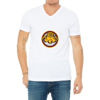 Canton Bears Hockey V-neck Tee | Artistshot