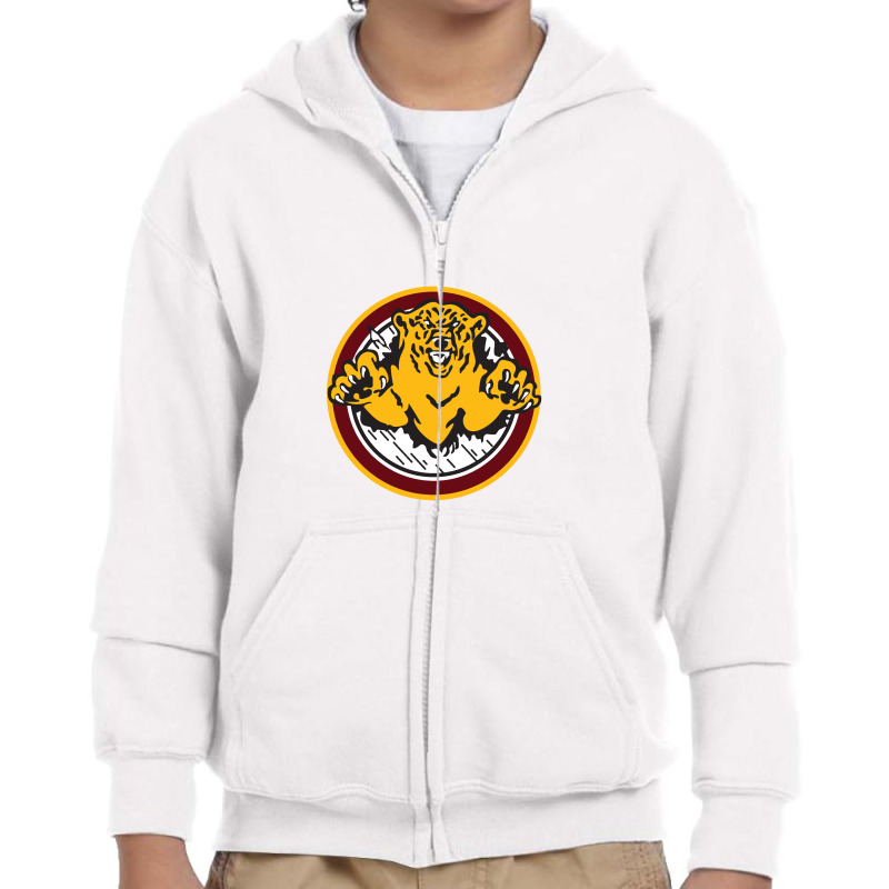 Canton Bears Hockey Youth Zipper Hoodie | Artistshot