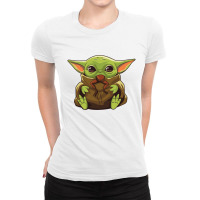 Baby Frog Ladies Fitted T-shirt | Artistshot