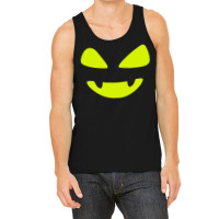 Halloween T  Shirt Big Scary Slime In Black Smiling Halloween Pumpkin Tank Top | Artistshot