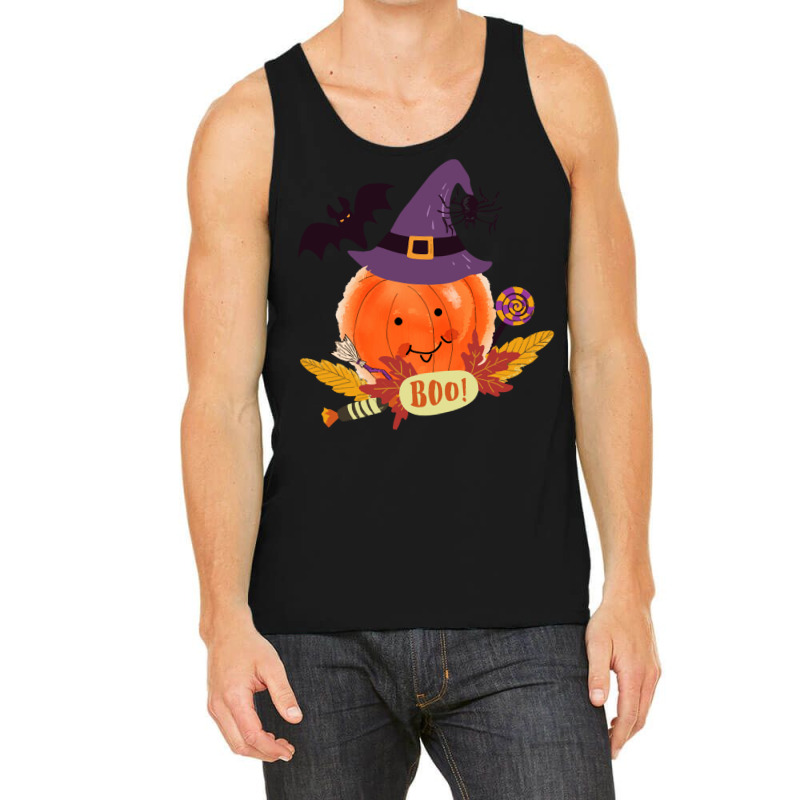 Halloween T  Shirt Boo Crew Jack O’ Lantern Happy Pumpkin T  Shirt Tank Top | Artistshot