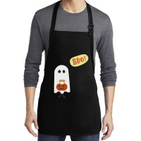 Halloween T  Shirt Boo T  Shirt Medium-length Apron | Artistshot