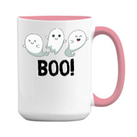 Halloween T  Shirt Boo! Ghosts! T  Shirt 15 Oz Coffee Mug | Artistshot