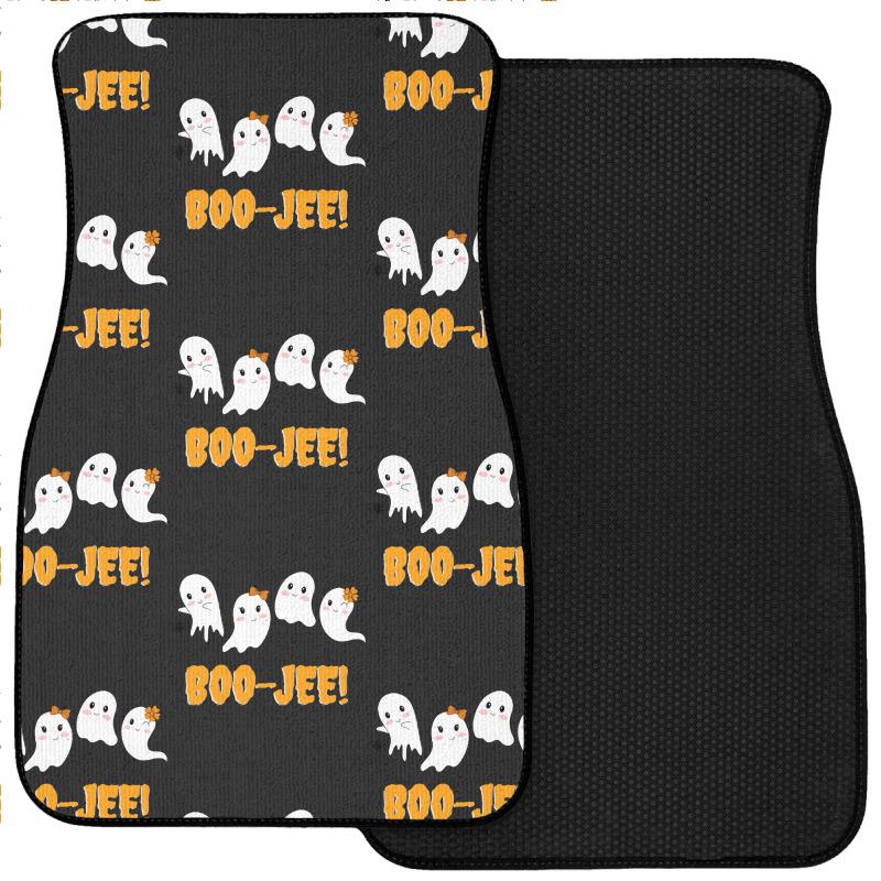 Halloween T  Shirt Boo  Jee! Ghosts Halloween T  Shirt Front Car Mat | Artistshot