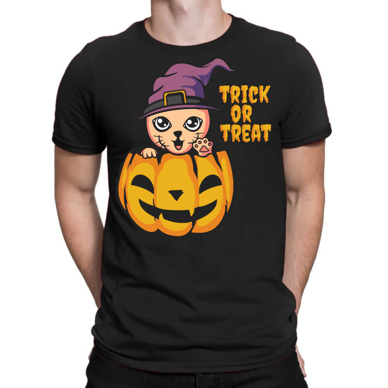 Halloween T  Shirt Cat Halloween T  Shirt T-shirt | Artistshot