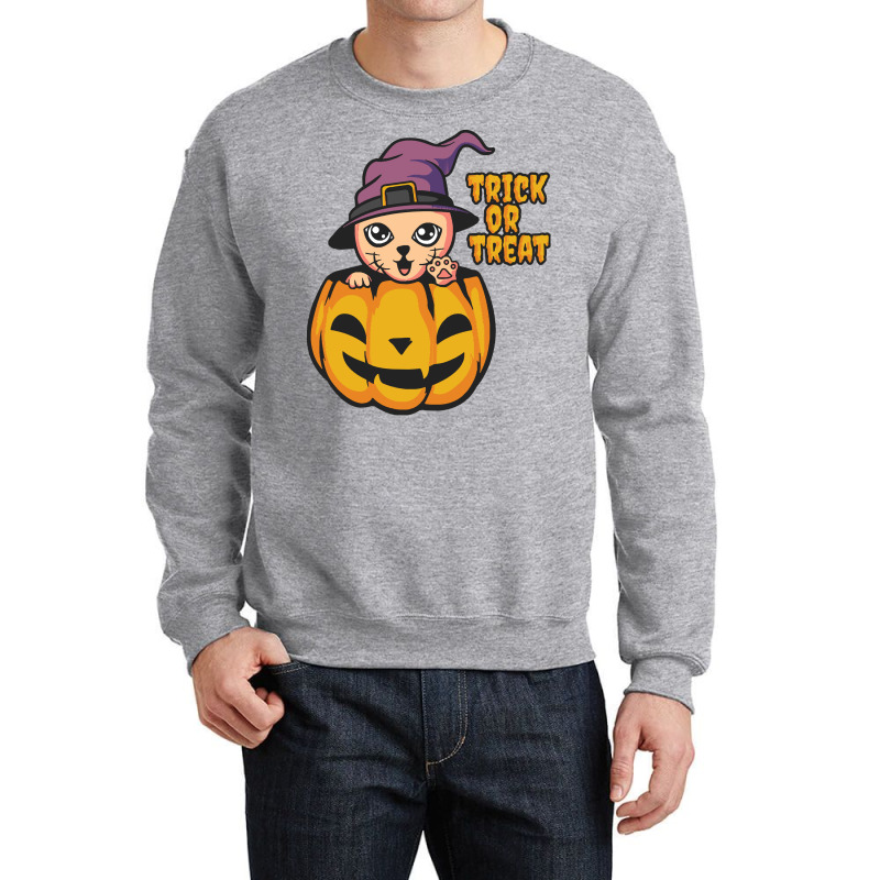 Halloween T  Shirt Cat Halloween T  Shirt Crewneck Sweatshirt | Artistshot