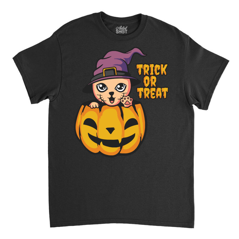 Halloween T  Shirt Cat Halloween T  Shirt Classic T-shirt | Artistshot