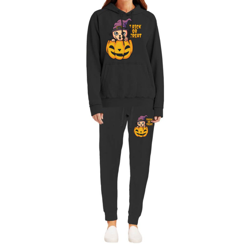 Halloween T  Shirt Cat Halloween T  Shirt Hoodie & Jogger Set | Artistshot