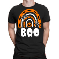 Halloween T  Shirt Creepy Boo Rainbow 2 T  Shirt T-shirt | Artistshot