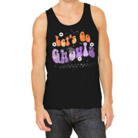 Halloween T  Shirt Cute Retro Halloween Let's Go Ghouls T  Shirt Tank Top | Artistshot