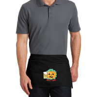 Halloween T  Shirt Drinking Halloween Pumpkin   Funny T  Shirt Waist Apron | Artistshot