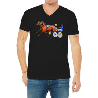 Sports Horse Race And Harness Racing T Shirt T Shirt V-neck Tee | Artistshot