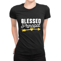 Blessed Principal Ladies Fitted T-shirt | Artistshot