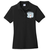 Hello Winter Ladies Polo Shirt | Artistshot