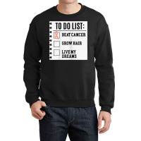 Womens To Do List Life Beyond Endometrial Cancer Awareness Peach T Shi Crewneck Sweatshirt | Artistshot