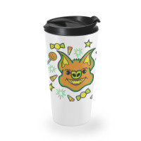 Halloween T  Shirt Halloween Bat Loves Candy T  Shirt Travel Mug | Artistshot