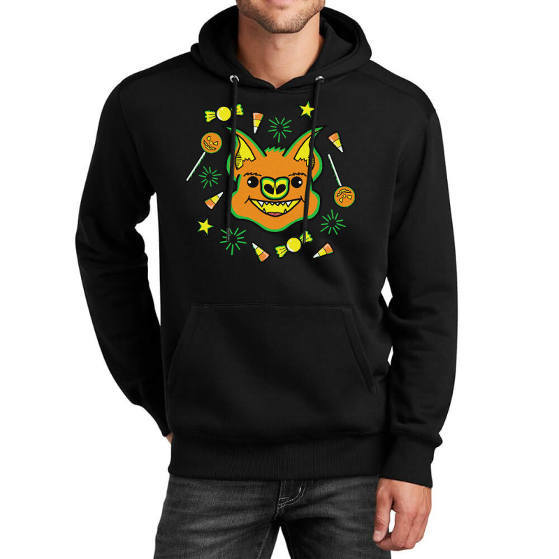 Halloween T  Shirt Halloween Bat Loves Candy T  Shirt Unisex Hoodie | Artistshot