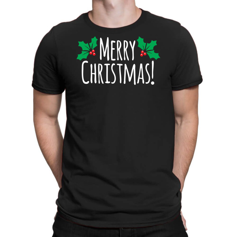 Merry Christmas Berries T-Shirt by Specstore | Artistshot