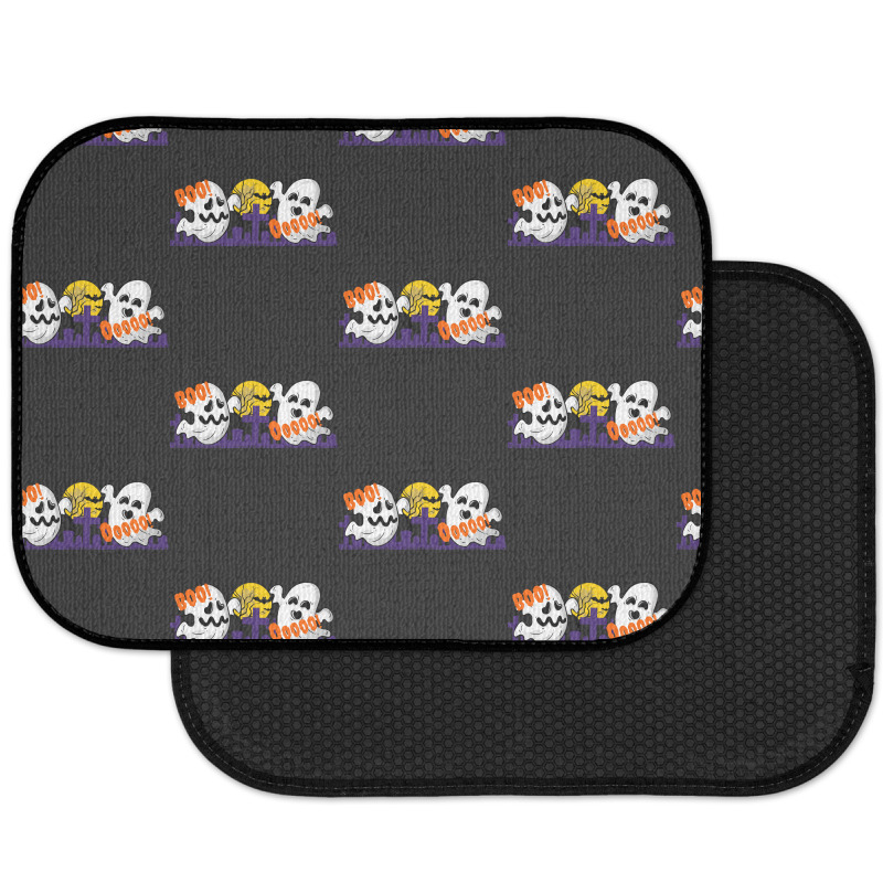 Halloween T  Shirt Halloween Haunted Graveyard T  Shirt Rear Car Mat | Artistshot