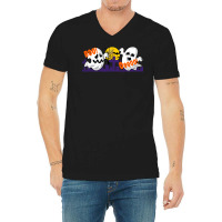 Halloween T  Shirt Halloween Haunted Graveyard T  Shirt V-neck Tee | Artistshot