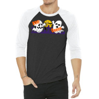 Halloween T  Shirt Halloween Haunted Graveyard T  Shirt 3/4 Sleeve Shirt | Artistshot