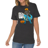 Halloween T  Shirt Halloween T Rex Skeleton Pumpkin T  Shirt Vintage T-shirt | Artistshot